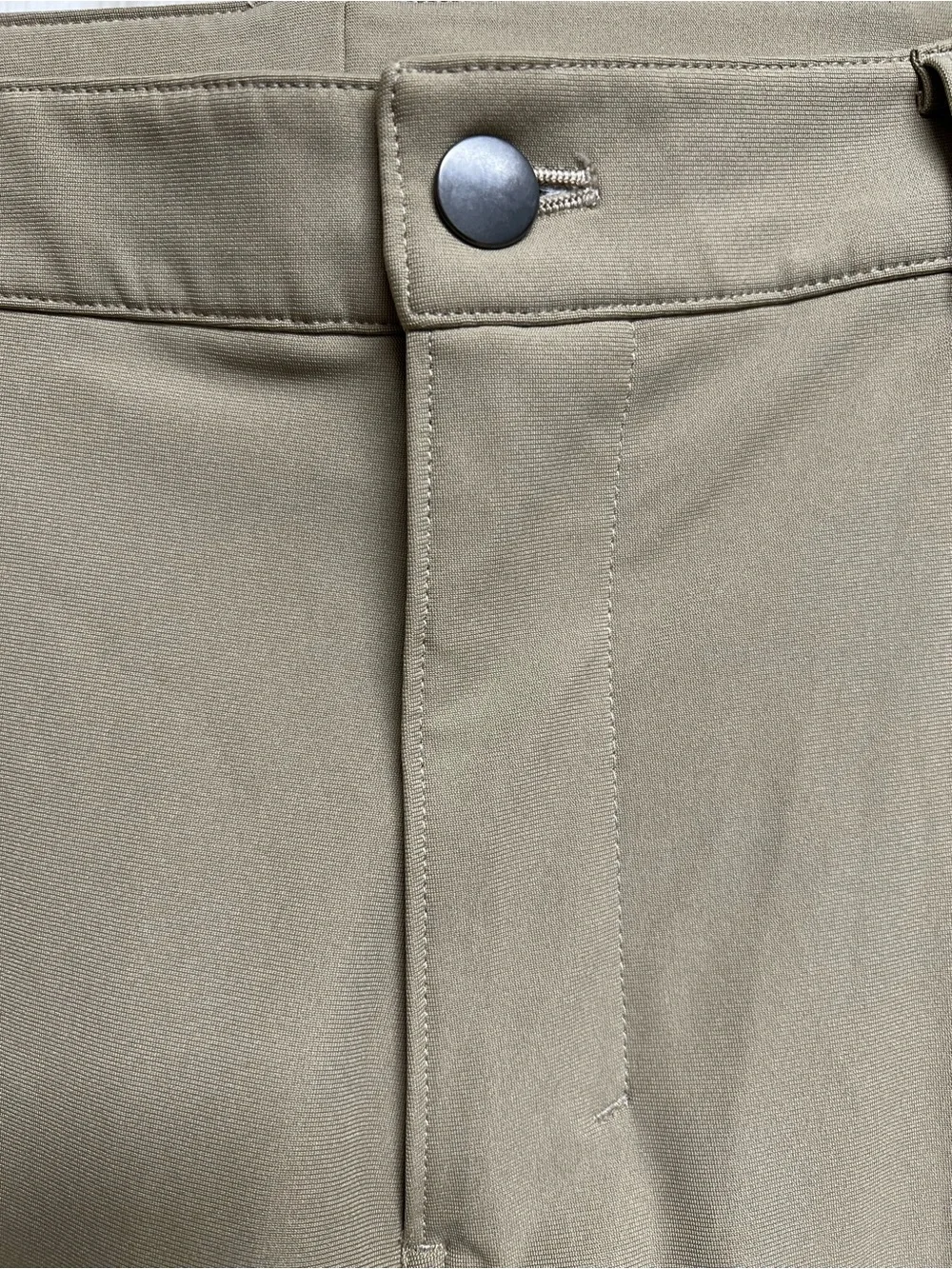 Lululemon ABC Classic-Fit Men’s Sz 38 Beige Warpstreme Pants Trousers *Flaw*